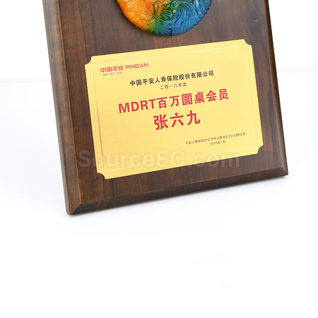 Customization Glazed Solid Wood Medal Promotional Products