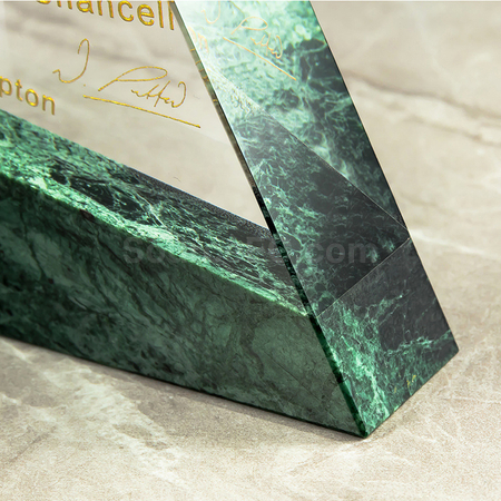 Customization Creative Triangle Marble Award Promotional Products