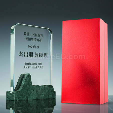 Customization Creative Marble Crystal Seat Promotional Products
