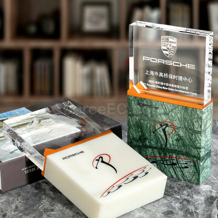 Customization Creative Marble Crystal Seat Promotional Products
