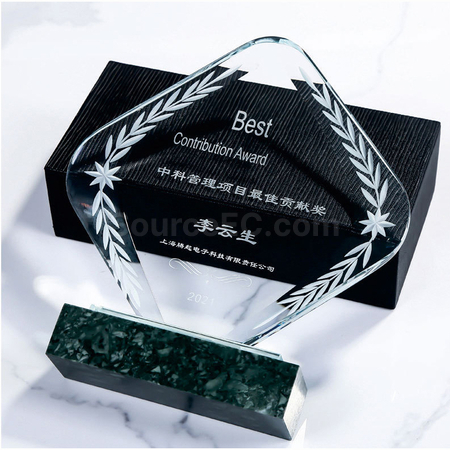 Customization Creative Marble Crystal Seat Promotional Products