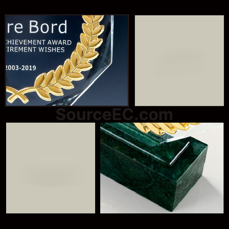 Customization Creative Marble Crystal Seat Promotional Products