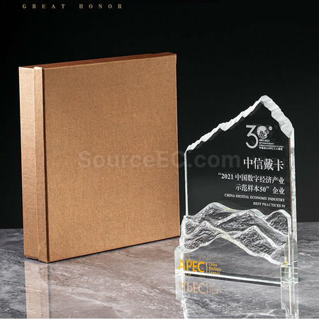Customization Creative Marble Crystal Seat Promotional Products