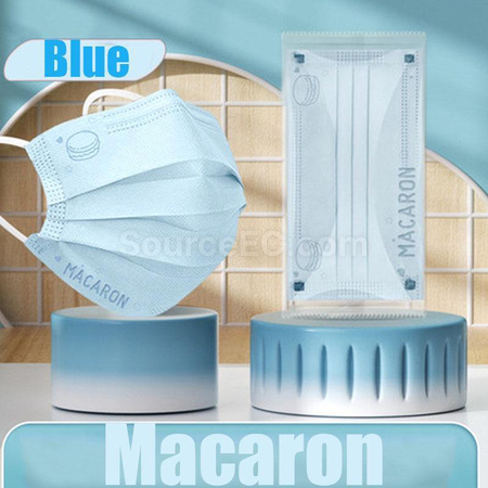 Customization Klein Blue Disposable Face Mask Promotional Products