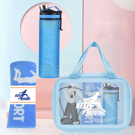 Customization Water Bottle Towel Fan Set Promotional Products