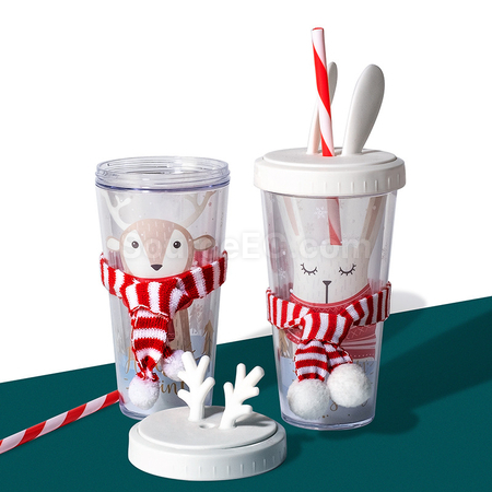 Customization Christmas Double Cup Promotional Products