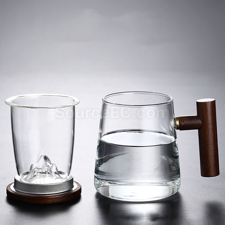 Customization Double-Layer Glass With Lid Promotional Products