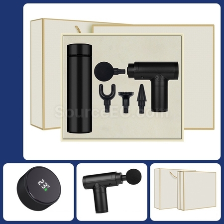 Customization Fascia Massager Gun And Thermal Cup Gift Set Promotional Products
