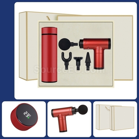 Customization Fascia Massager Gun And Thermal Cup Gift Set Promotional Products
