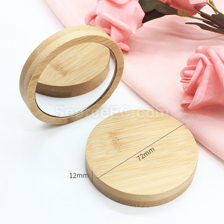 Customization Bamboo Wood Mirror Promotional Products