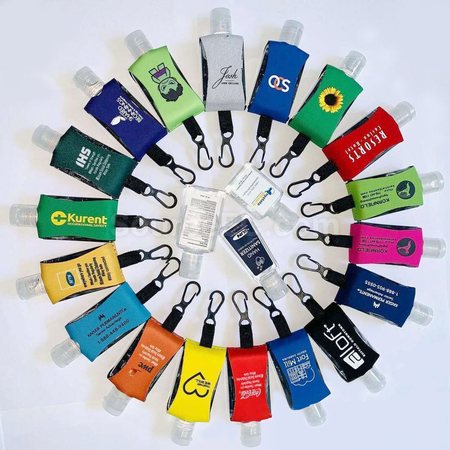 Customization Portable Hand Sanitizer with Neoprene Cover Promotional Products