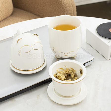 Customization Zhaocai Cat Tea Cup Promotional Products