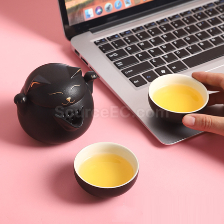 Customization Zhaocai Cat Tea Cup Promotional Products