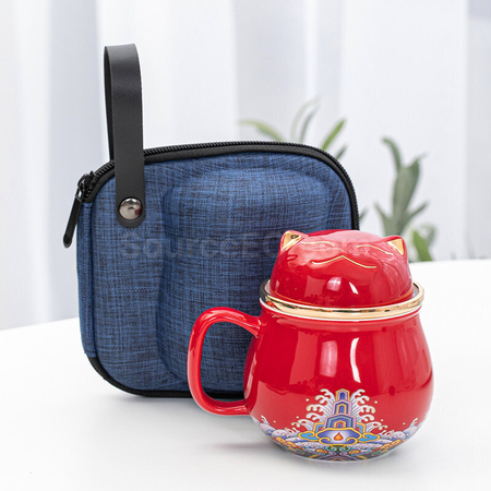 Customization Zhaocai Cat Tea Cup Promotional Products