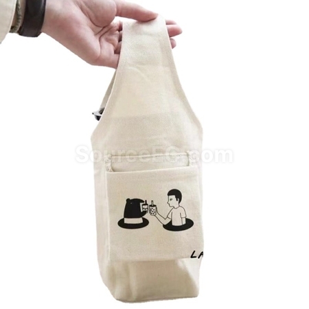 Customization Milk Tea Portable Cloth Bag Promotional Products