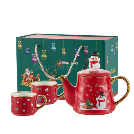 Customization Christmas Ceramic Cup Set Promotional Products