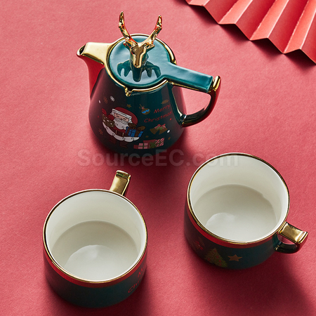 Customization Christmas Ceramic Cup Set Promotional Products