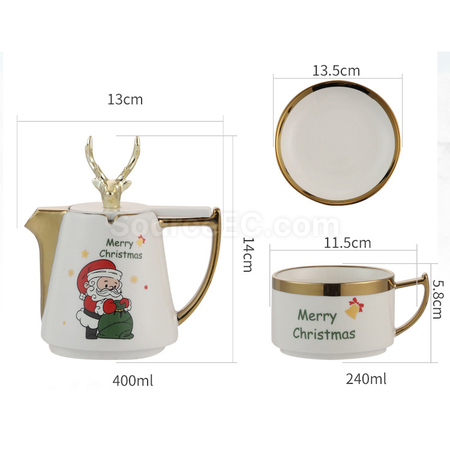 Customization Christmas Ceramic Cup Set Promotional Products