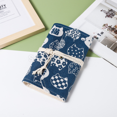 Customization Vintage Loose-leaf Notebook with Fabric Cover Promotional Products
