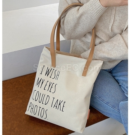 Customization PU Canvas Bag Promotional Products