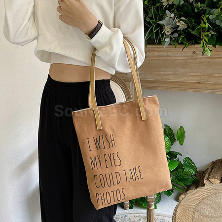 Customization PU Canvas Bag Promotional Products