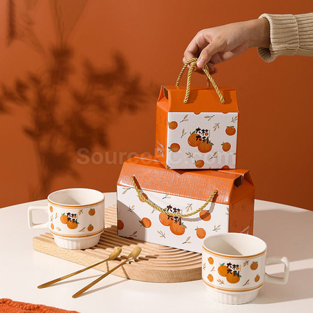Customization Big Fortuue Towel and Coffee Cup Set Promotional Products
