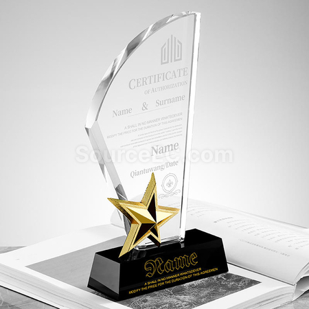 Customization Crystal Trophy Promotional Products