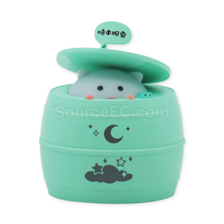 Customization Cute Barrel Night Light Promotional Products