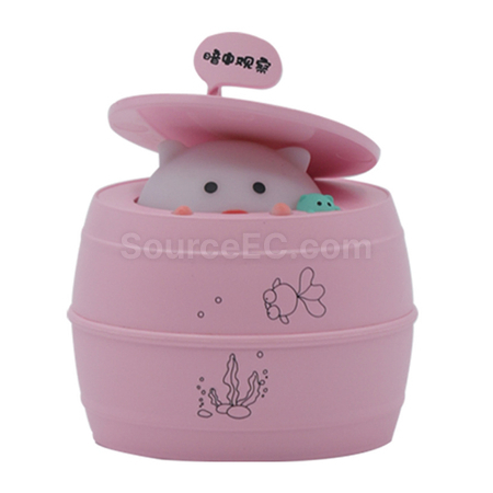 Customization Cute Barrel Night Light Promotional Products