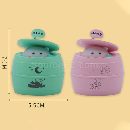 Customization Cute Barrel Night Light Promotional Products