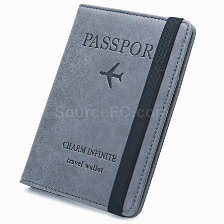 Customization Pu RFID Passport Case Promotional Products