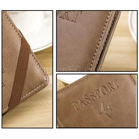 Customization Pu RFID Passport Case Promotional Products