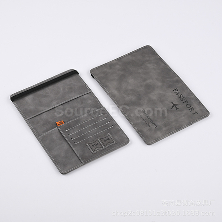 Customization Pu RFID Passport Case Promotional Products
