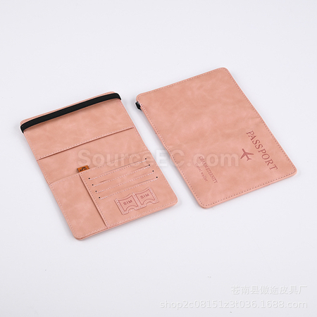 Customization Pu RFID Passport Case Promotional Products
