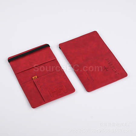 Customization Pu RFID Passport Case Promotional Products