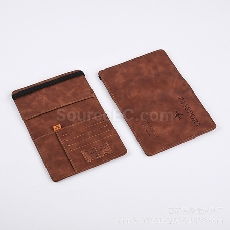 Customization Pu RFID Passport Case Promotional Products