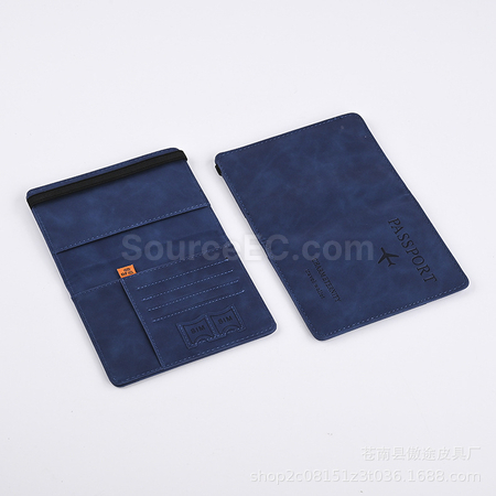 Customization Pu RFID Passport Case Promotional Products