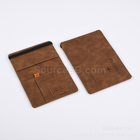 Customization Pu RFID Passport Case Promotional Products