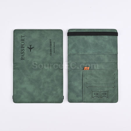 Customization Pu RFID Passport Case Promotional Products