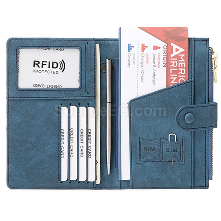 Customization Pu RFID Passport Case Promotional Products