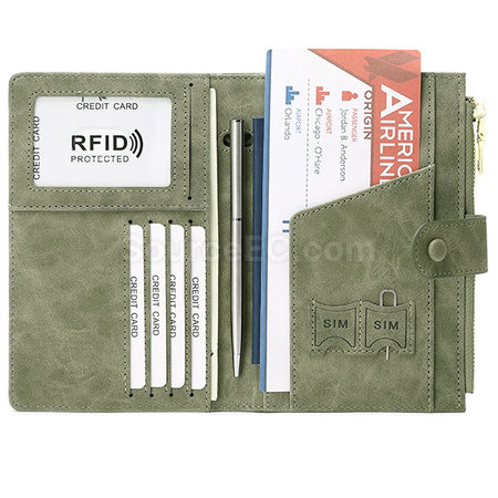 Customization Pu RFID Passport Case Promotional Products