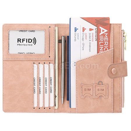 Customization Pu RFID Passport Case Promotional Products