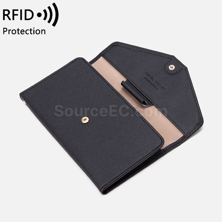Customization Pu RFID Passport Case Promotional Products