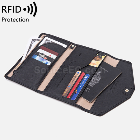 Customization Pu RFID Passport Case Promotional Products