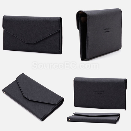 Customization Pu RFID Passport Case Promotional Products