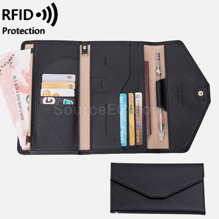 Customization Pu RFID Passport Case Promotional Products