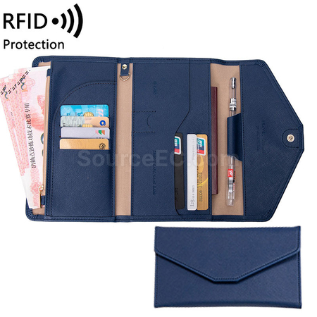 Customization Pu RFID Passport Case Promotional Products