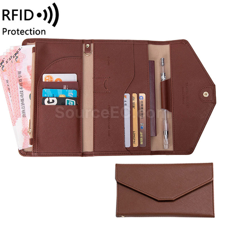 Customization Pu RFID Passport Case Promotional Products