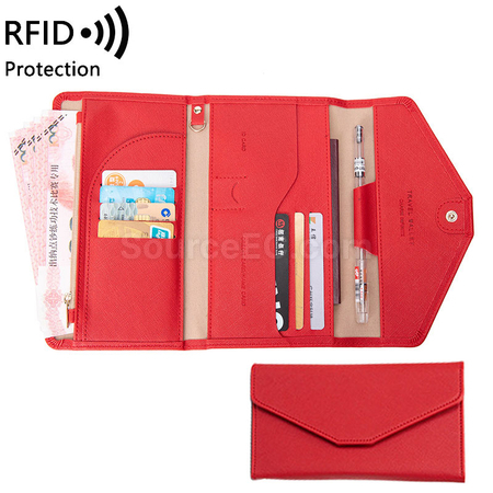 Customization Pu RFID Passport Case Promotional Products