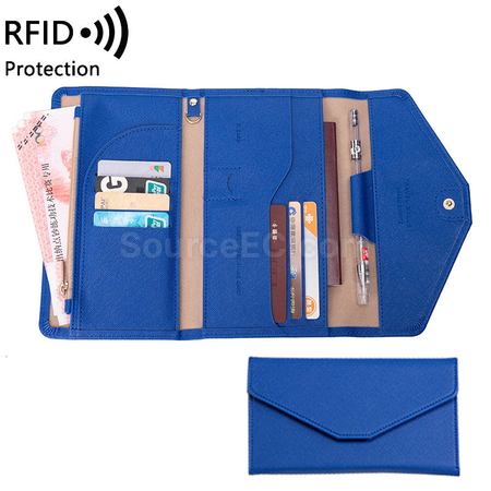 Customization Pu RFID Passport Case Promotional Products